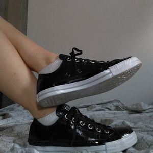 Patent Leather/ Vinyl Converse
